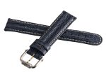 Revue Thommen 18mm Dark Blue Leather Two Tone  Buckle Watch Band Strap NOS Hot on Sale