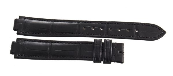 Cartier Paris 9mm x 16mm Black Genuine Alligator Leather Band KD4NAM52 GTK Discount