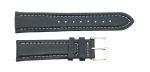 Alfred Hammel 18mm Black Gennuine Leather Men s Watch Band For Cheap