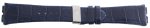 Aqua Master Mens 20mm Widens to 26mm Blue Leather Special Watch Band Strap Supply