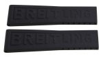 Breitling 24mm x 20mm Black Rubber Watch Band Strap 155S Cheap