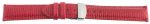 Aqua Ice 18mm Womens Red Leather Watch Band Strap Silver Tone Buckle For Cheap