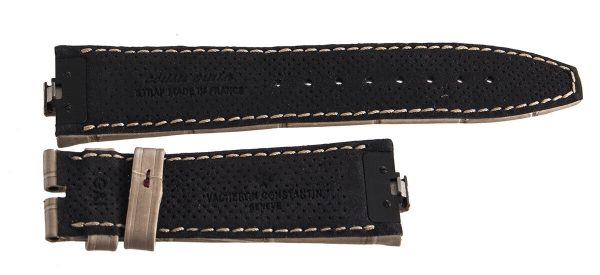 Vacheron Constantin 7mm x 20mm Beige Alligator Leather Watch Band GAI Discount