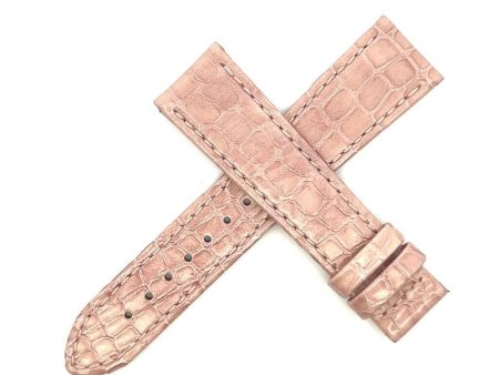 Women s Pierre Balmain 19mmx16mm Pink Genuine Leather Watch Band Strap Cheap