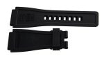 Bell & Ross Aviation 24mm x 24mm Black Rubber Replacement Strap XL Discount