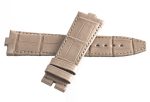 Vacheron Constantin 7mm x 20mm Beige Alligator Leather Watch Band GAI Discount