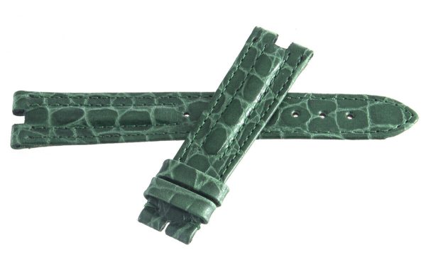 Zenith 17mm x 14mm Green Alligator Leather Watch Band Strap Online