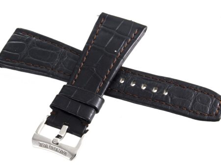 Raymond Weil Don Giovanni 28mm Dark Brown Leather Watch Band Online Hot Sale