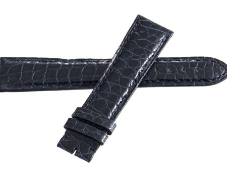 Cartier Paris 19mm x 16mm Dark Blue Leather Watch Band Online now