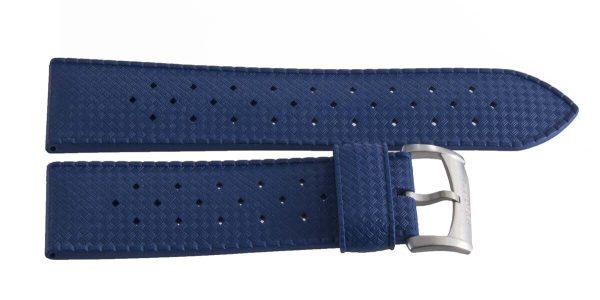 Zodiac Men s 24mm Blue Rubber Watch Strap Band Strap For Sale