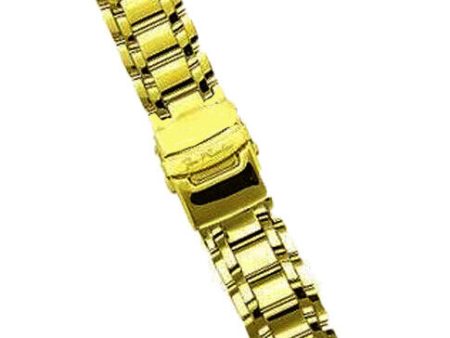 24mm Joe Rodeo Master Gold-tone Stainless Steel Watch Band on Sale