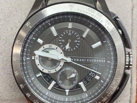 Armani Exchange Men s Chronograph Gunmetal-Tone Stainless Steel Bracelet AX1403 Online now