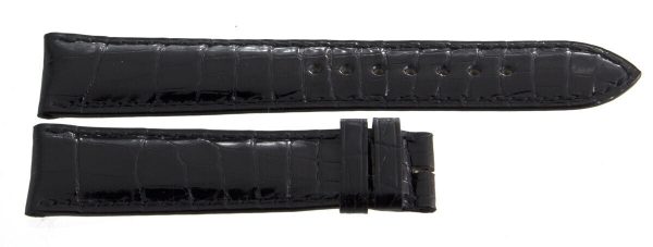 Zenith 19mm x 16mm Black Alligator Watch Band Strap 19-492 Online now