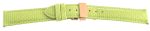 Aqua Ice 18mm Womens Light Green Leather Watch Band Strap Rose Gold Tone Buckle For Cheap